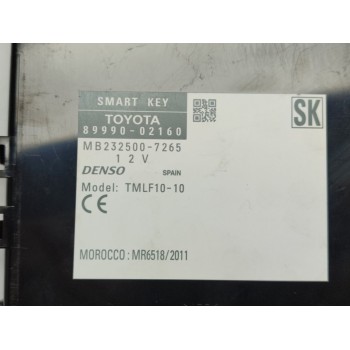 Recambio de modulo electronico para toyota auris active referencia OEM IAM 8999002160  