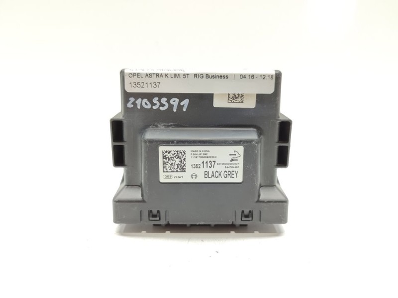 Recambio de modulo electronico para opel astra k lim. 5türig business referencia OEM IAM 13521137  