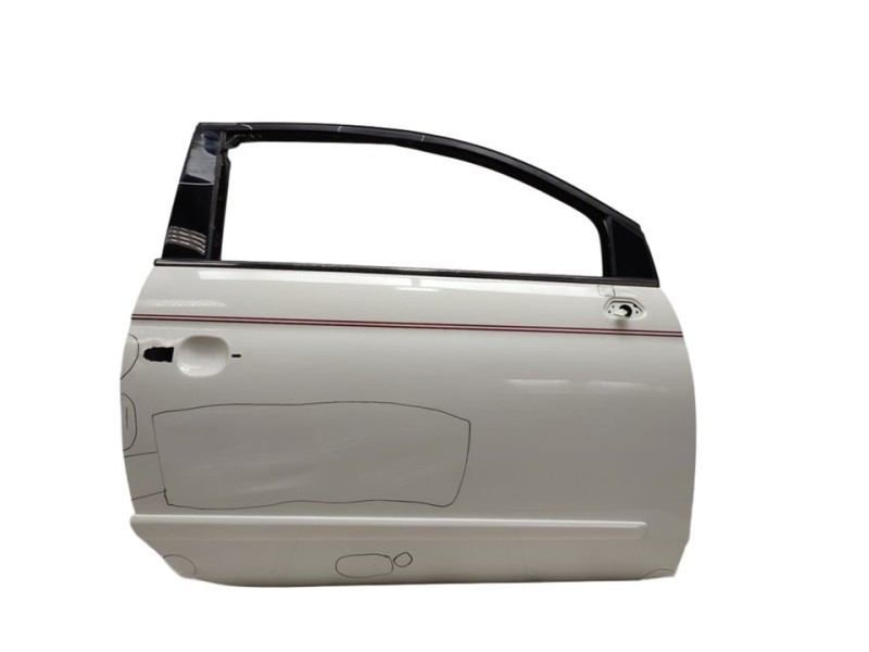 Recambio de puerta delantera derecha para fiat nuova 500 (150) dolce vita referencia OEM IAM 52136362  