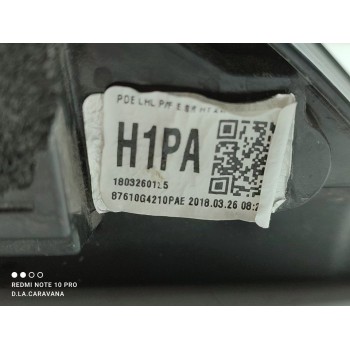 Recambio de retrovisor izquierdo para hyundai i30 cw (pd) family referencia OEM IAM 87610G4210  