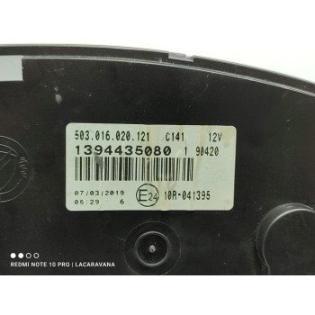 Recambio de cuadro instrumentos para peugeot boxer furgón 330 l1h1 komfort bluehdi 130 referencia OEM IAM 1394435080  