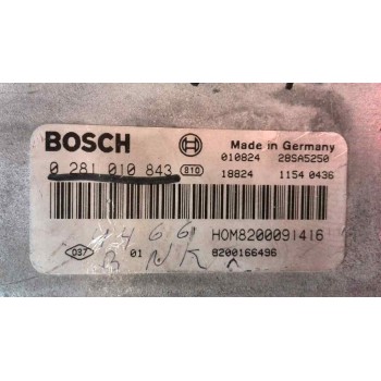 Recambio de centralita motor uce para renault scenic rx4 (ja0) 1.9 dci diesel cat referencia OEM IAM HOM820091416  