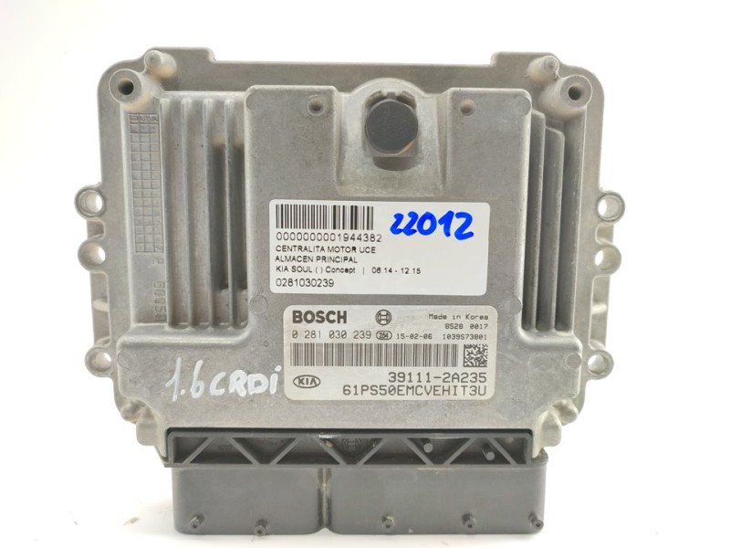 Recambio de centralita motor uce para kia soul ( ) concept referencia OEM IAM 0281030239  