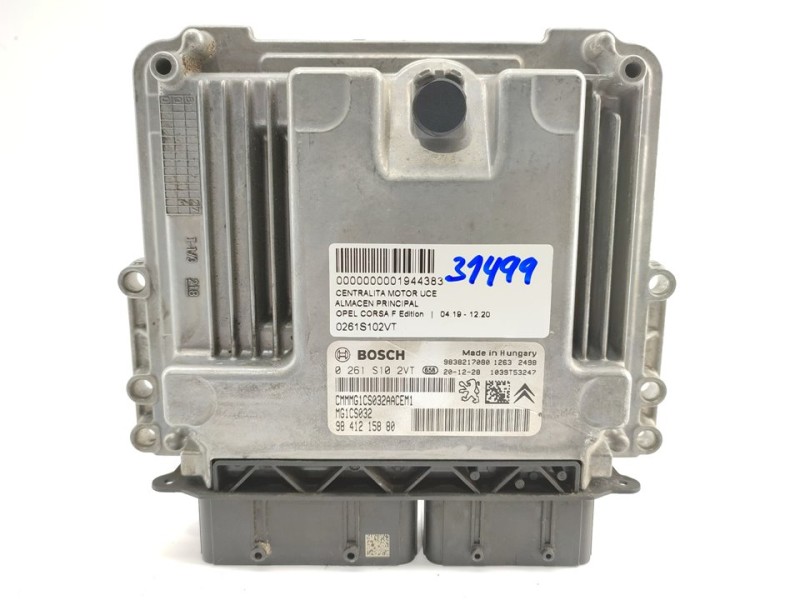 Recambio de centralita motor uce para opel corsa f edition referencia OEM IAM 0261S102VT  