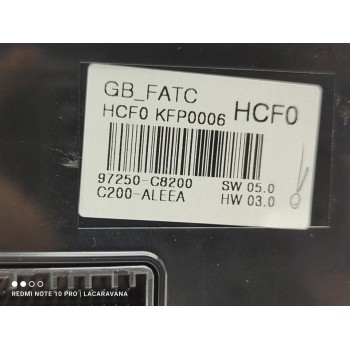 Recambio de mando climatizador para hyundai i20 style referencia OEM IAM 97250C8200  