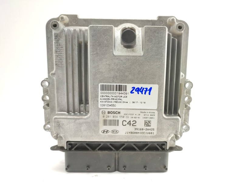 Recambio de centralita motor uce para kia stonic (ybcuv) drive referencia OEM IAM 0281034550  
