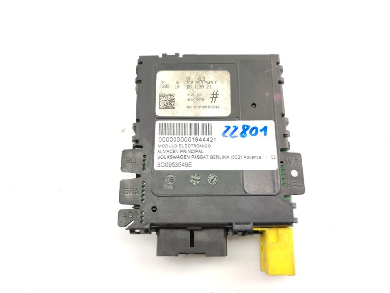 Recambio de modulo electronico para volkswagen passat berlina (3c2) advance referencia OEM IAM 3C0953549E  