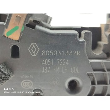 Recambio de cerradura puerta delantera izquierda para renault captur adventure referencia OEM IAM 805031332R  
