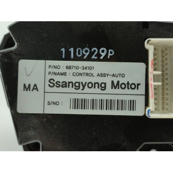 Recambio de mando climatizador para ssangyong korando crystal 4x2 referencia OEM IAM 6871034101  