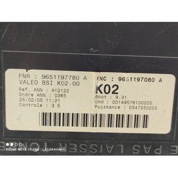 Recambio de modulo electronico para peugeot 307 (s1) xr clim plus referencia OEM IAM 9651197080  