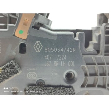 Recambio de cerradura puerta trasera izquierda para renault captur adventure referencia OEM IAM 805034742R  