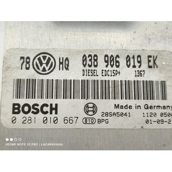 Recambio de centralita motor uce para volkswagen passat berlina (3b3) advance referencia OEM IAM 0281010667  