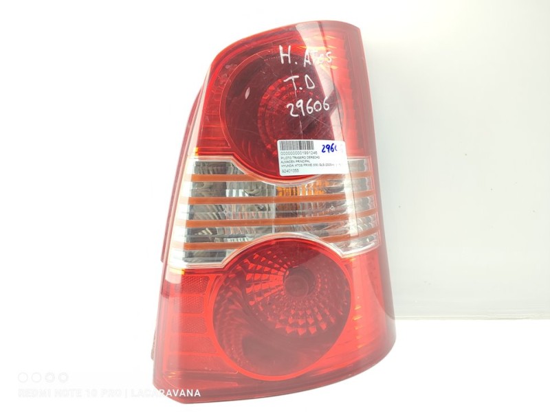 Recambio de piloto trasero derecho para hyundai atos prime (mx) gls (2003) referencia OEM IAM 92401055  