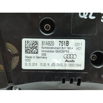 Recambio de cuadro instrumentos para audi q2 (gab) 30 tdi sport referencia OEM IAM 81A920751B  