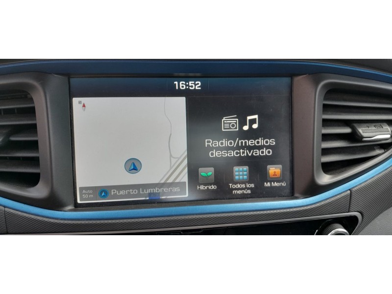 Recambio de pantalla multifuncion para hyundai ioniq hybrid referencia OEM IAM 96550G2251PGB  