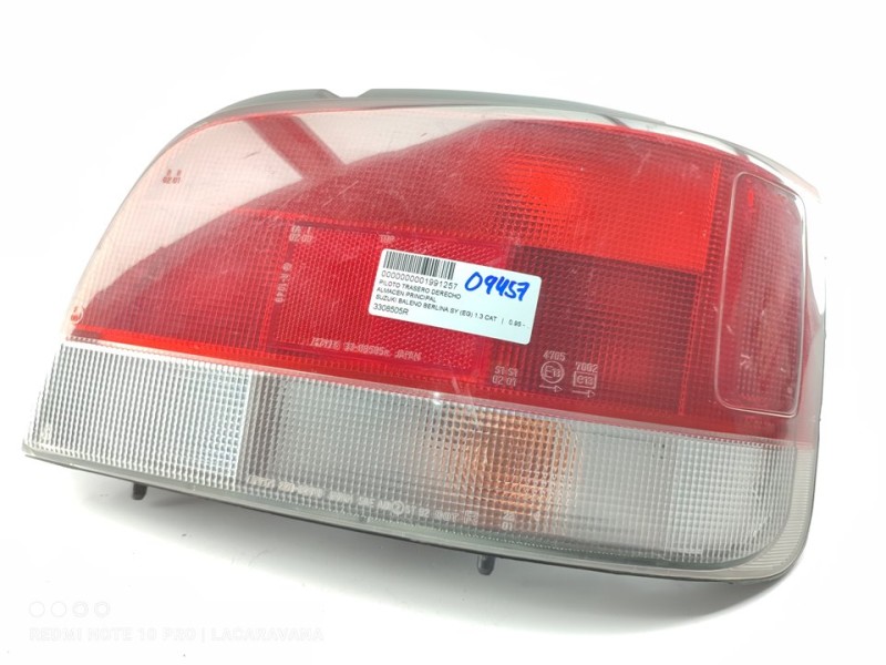 Recambio de piloto trasero derecho para suzuki baleno berlina sy (eg) 1.3 cat referencia OEM IAM 3308505R  