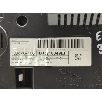 Recambio de cuadro instrumentos para land rover evoque pure referencia OEM IAM BJ3210849EF  