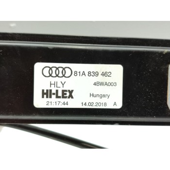 Recambio de elevalunas trasero derecho para audi q2 (gab) 30 tdi sport referencia OEM IAM 81A839462  