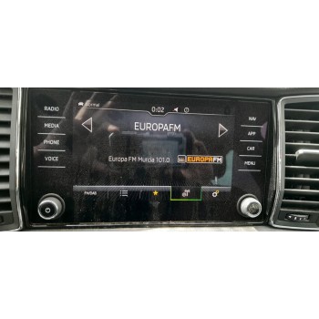 Recambio de pantalla multifuncion para skoda kodiaq ambition 4x4 referencia OEM IAM 565919605B  