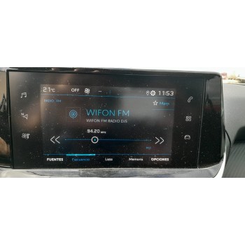 Recambio de pantalla multifuncion para peugeot 2008 (p1) allure referencia OEM IAM 9838129680  