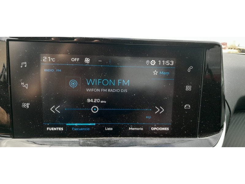 Recambio de pantalla multifuncion para peugeot 2008 (p1) allure referencia OEM IAM 9838129680  