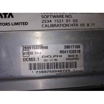 Recambio de centralita motor uce para tata safari 3000 referencia OEM IAM 269915409946  