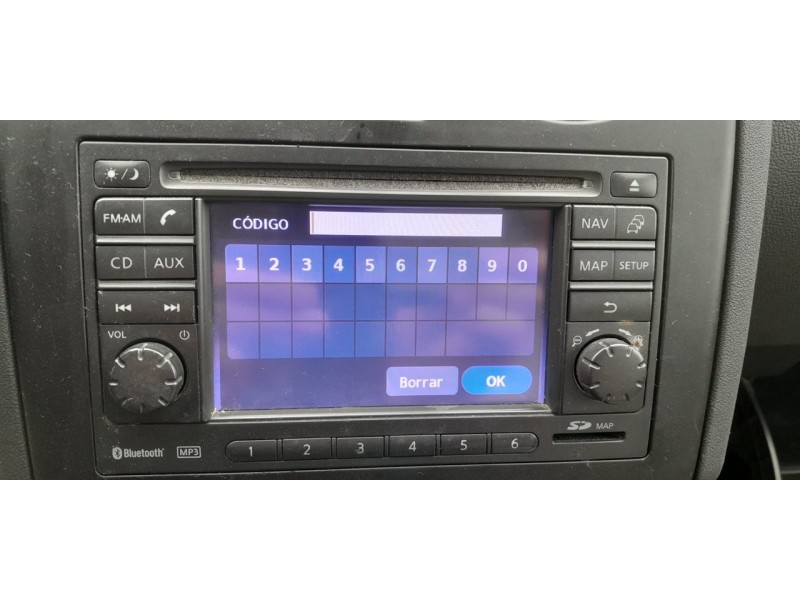 Recambio de pantalla multifuncion para nissan qashqai+2 (jj10) tekna referencia OEM IAM 25915BH10C  