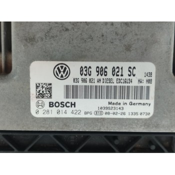 Recambio de centralita motor uce para seat leon (1p1) reference referencia OEM IAM 0281014422  