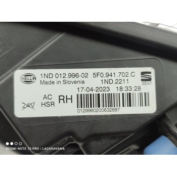 Recambio de faro antiniebla derecho para seat leon (kl1) fr referencia OEM IAM 5F0941702C  