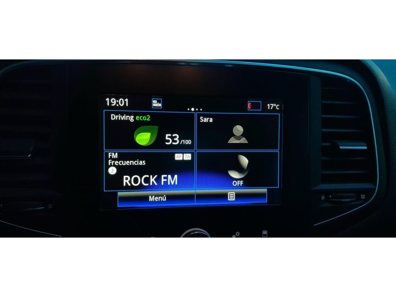 Recambio de pantalla multifuncion para renault megane iv berlina 5p limited referencia OEM IAM 280901189R  