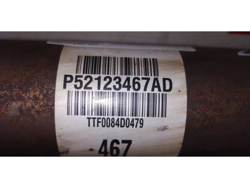 Recambio de transmision central delantera para jeep gr.cherokee (wk) 3.0 crd limited referencia OEM IAM P52123467AD  