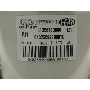 Recambio de faro antiniebla derecho para peugeot bipper avantage referencia OEM IAM 01356780080  