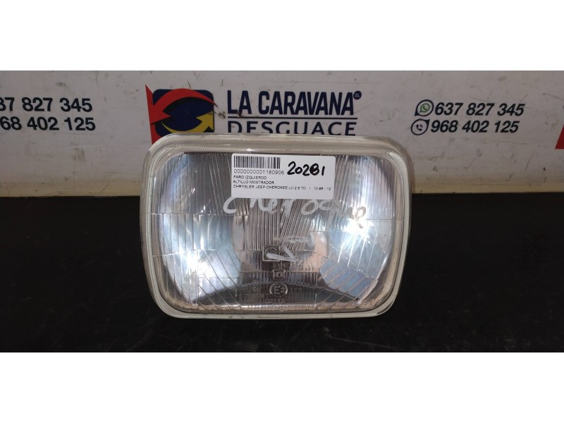 Recambio de faro izquierdo para chrysler jeep cherokee (j) 2.5 td referencia OEM IAM   