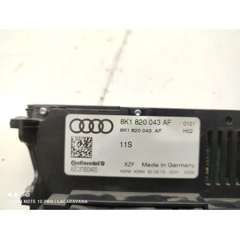 Recambio de mando climatizador para audi a4 avant (8k5) (2008) básico referencia OEM IAM 8K1820043AF  