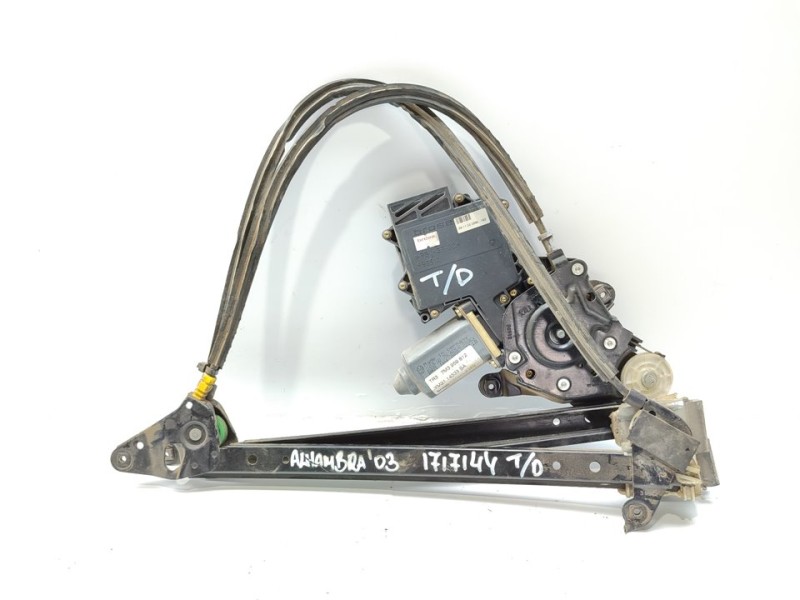 Recambio de elevalunas trasero derecho para seat alhambra (7v9) fancy referencia OEM IAM 7M3959812  