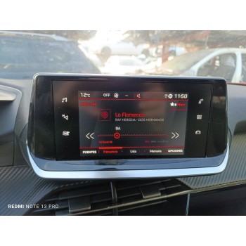 Recambio de pantalla multifuncion para peugeot 2008 (p1) allure pack referencia OEM IAM 9838129680  
