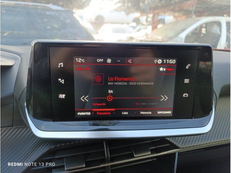 Recambio de pantalla multifuncion para peugeot 2008 (p1) allure pack referencia OEM IAM 9838129680  