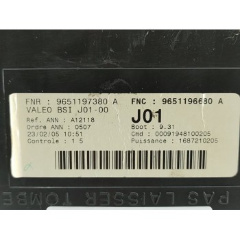 Recambio de modulo electronico para peugeot 307 break / sw (s1) break xs referencia OEM IAM 9651196680A  