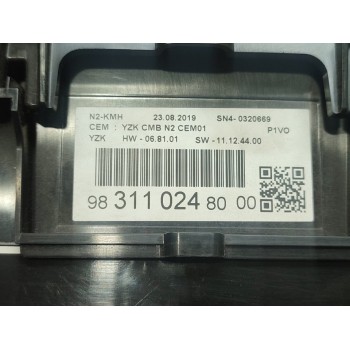 Recambio de cuadro instrumentos para opel combo cargo (e) select referencia OEM IAM 9831102480  