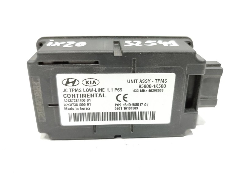 Recambio de modulo electronico para hyundai ix20 gls comfort referencia OEM IAM 958001K500  