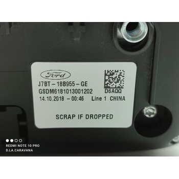 Recambio de pantalla multifuncion para ford ka+ ultimate referencia OEM IAM J7BT18B955GE  