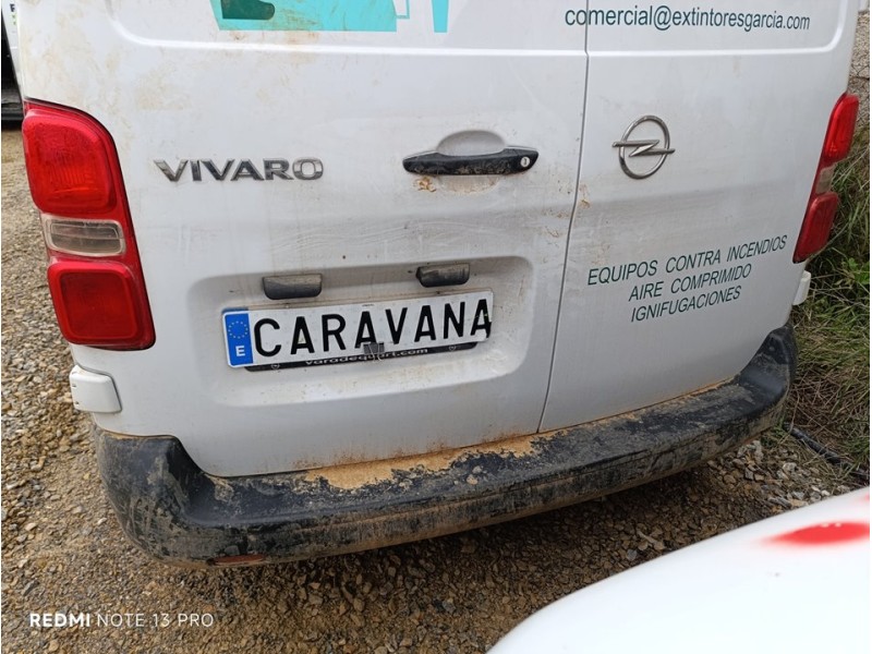 Recambio de paragolpes trasero para opel vivaro furgón l express referencia OEM IAM 1614328080  