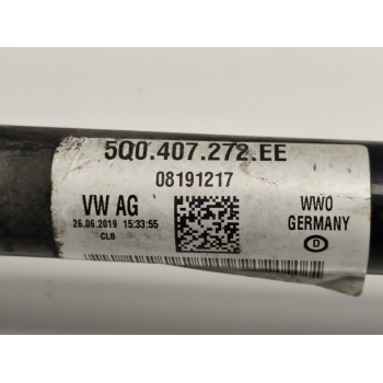 Recambio de transmision delantera derecha para volkswagen t-roc advance referencia OEM IAM 5Q0407272EE  