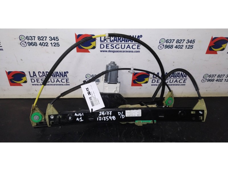 Recambio de elevalunas delantero derecho para audi a1 sportback (8xf) adrenalin referencia OEM IAM 8K0959802C  