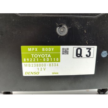 Recambio de modulo electronico para toyota yaris active referencia OEM IAM 892210D110  