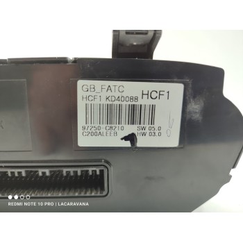 Recambio de mando climatizador para hyundai i20 city s referencia OEM IAM 97250C8210  