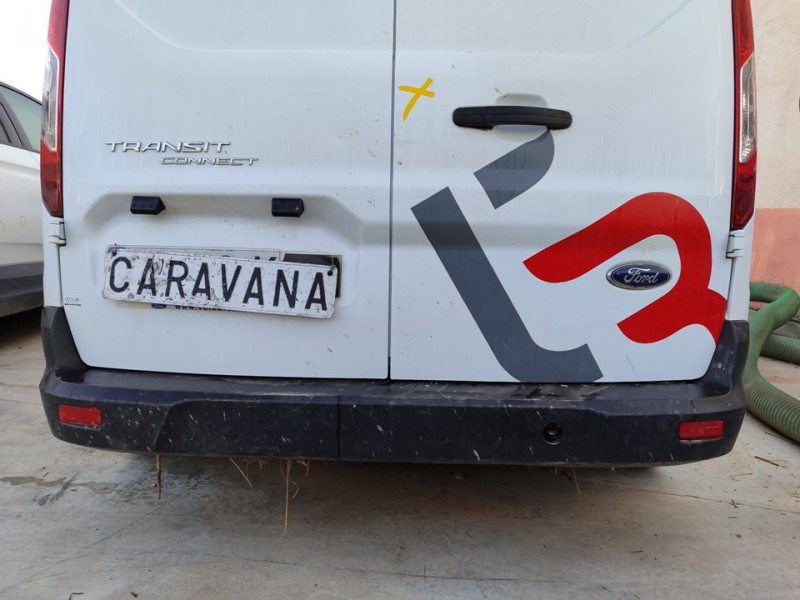Recambio de paragolpes trasero para ford transit connect furgon 200 l1 ambiente referencia OEM IAM 2374035  