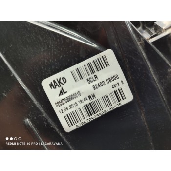 Recambio de piloto trasero derecho para hyundai i20 city s referencia OEM IAM 92402C8000  