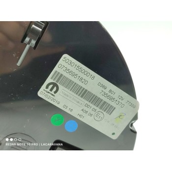 Recambio de cuadro instrumentos para fiat 500 (312) berlina club referencia OEM IAM 7356951370  