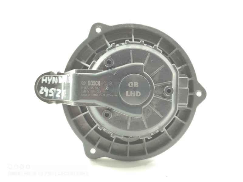 Recambio de ventilador calefaccion para hyundai i20 city s referencia OEM IAM F00S3B2542  